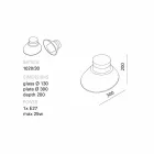 TOSCOT Chapeau! Mur / plafond lampe faite en Toscane Viadurini