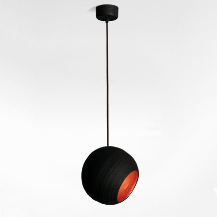 Lampe à suspension en terre cuite de style contemporain Toscot Newton Viadurini