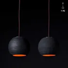 TOSCOT Newton Lampe suspension contemporaine en terre cuite faits à la main Viadurini