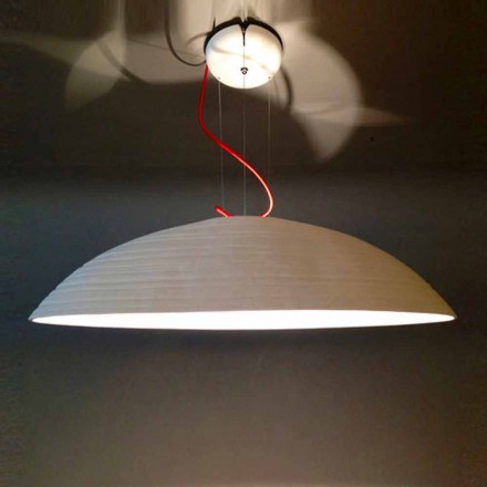 TOSCOT lampe Notorius suspension ovale faite en Toscane Viadurini
