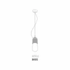 TOSCOT lampe suspendue XXe siècle avec rosette Viadurini