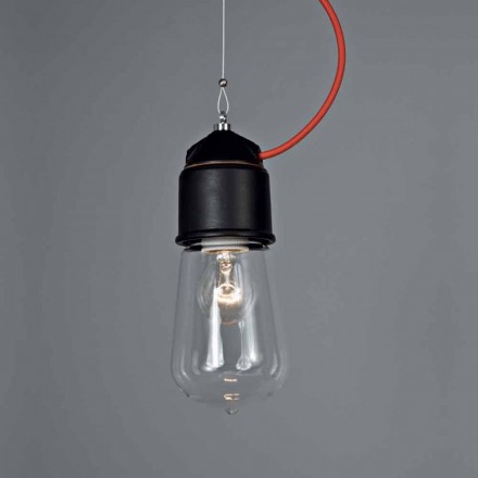 TOSCOT lampe suspendue XXe siècle avec rosette Viadurini