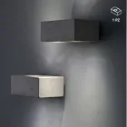 Applique de jardin LED Toscot Smith en terre cuite, fabriquée en Toscane Viadurini