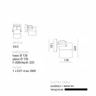 TOSCOT lampe de plafond Swing / mur en Toscane Viadurini