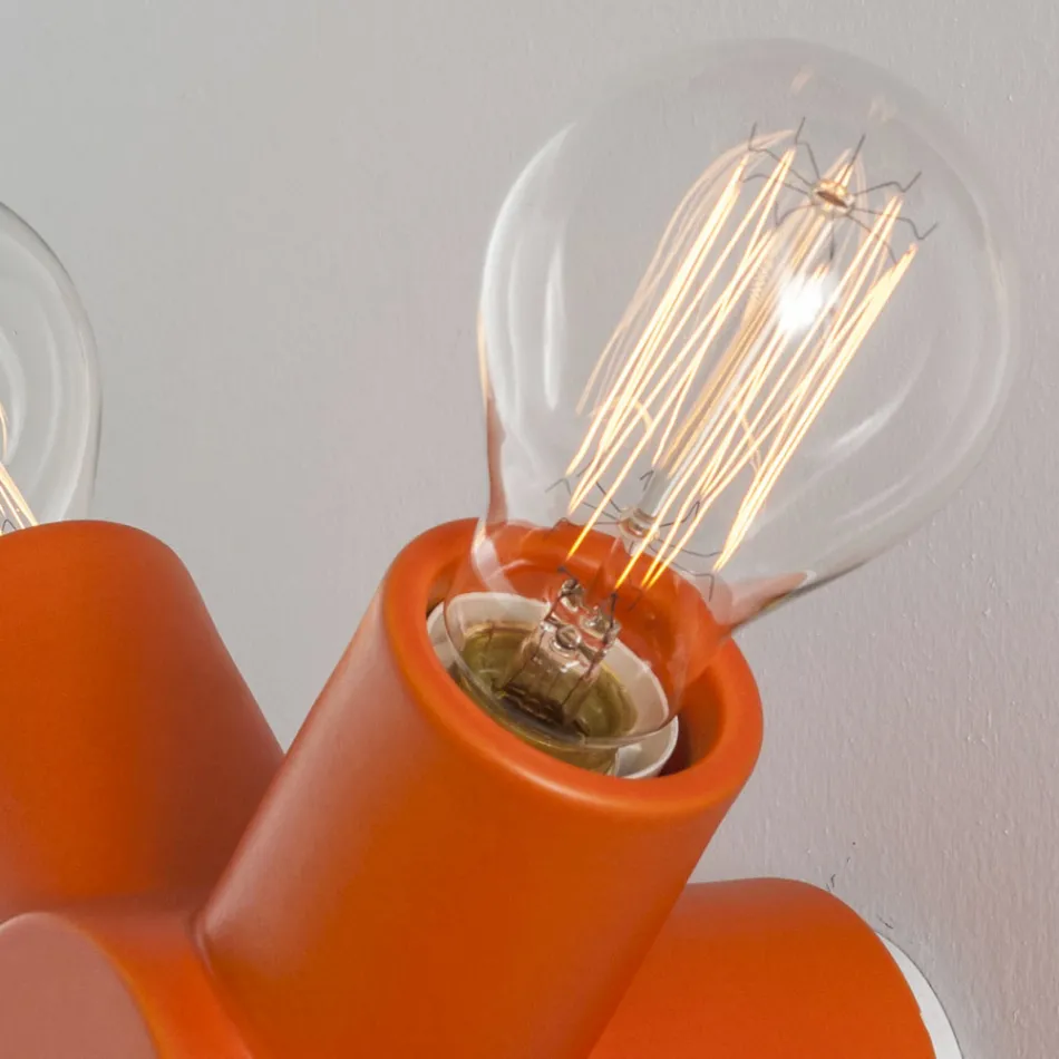 Applique murale Toscot Traffic en céramique et métal produite en Toscane Viadurini