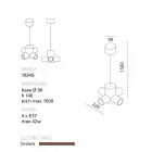 Lampe suspension TOSCOT trafic céramique faite en Toscane Viadurini