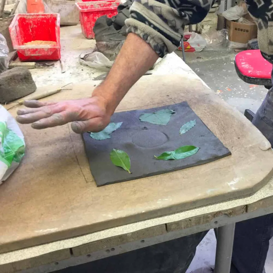 Toscot Vivaldi applique murale en terre cuite fabriquée en Italie Viadurini