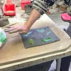 Applique Toscot Vivaldi en terre cuite fabriquée en Italie Viadurini