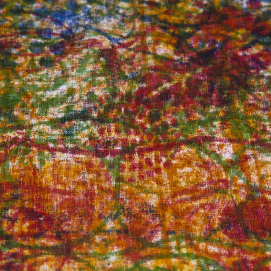 Nappe en coton fait main imprimé une pièce - Marques Viadurini