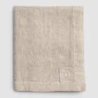 Nappe Modulable en Lin Coloré avec Boutonnières et 10 Boutons - Méditerranée Viadurini