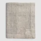 Nappe Modulable en Lin Coloré avec Boutonnières et 10 Boutons - Méditerranée Viadurini