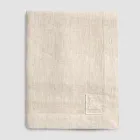 Nappe Modulable en Lin Coloré avec Boutonnières et 10 Boutons - Méditerranée Viadurini