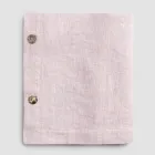 Nappe Modulable en Lin Coloré avec Boutonnières et 10 Boutons - Méditerranée Viadurini