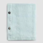 Nappe Modulable en Lin Coloré avec Boutonnières et 10 Boutons - Méditerranée Viadurini