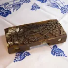 Nappe Artistique Haute en Lin Imprimé à la Main Art Italien - Marques Viadurini