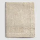 Nappe Rectangulaire en Lin avec Boutonnières et 10 Boutons, Luxe - Méditerranée Viadurini