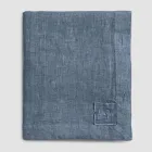 Nappe Rectangulaire en Lin avec Boutonnières et 10 Boutons, Luxe - Méditerranée Viadurini