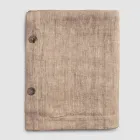 Nappe Rectangulaire en Lin avec Boutonnières et 10 Boutons, Luxe - Méditerranée Viadurini