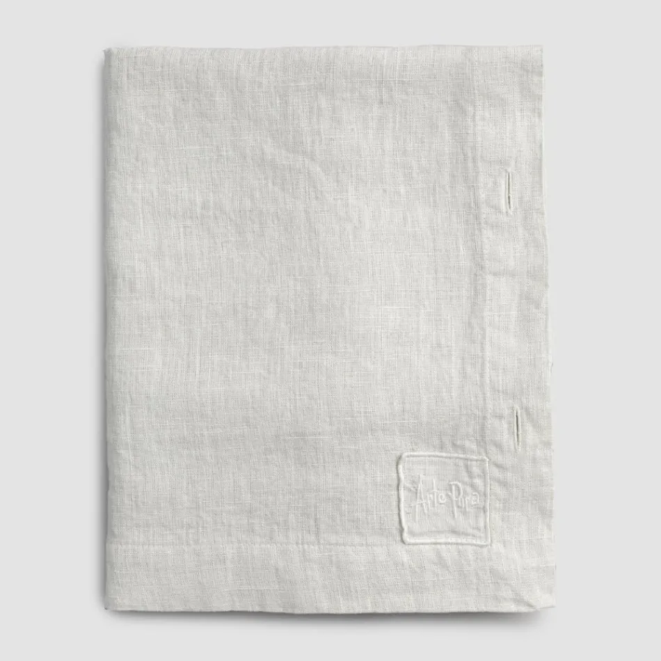 Nappe rectangulaire en lin avec boutonnières et 12 boutons de luxe - Méditerranée Viadurini