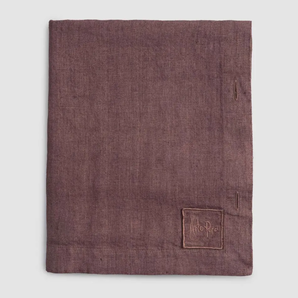 Nappe rectangulaire en lin avec boutonnières et 12 boutons de luxe - Méditerranée Viadurini