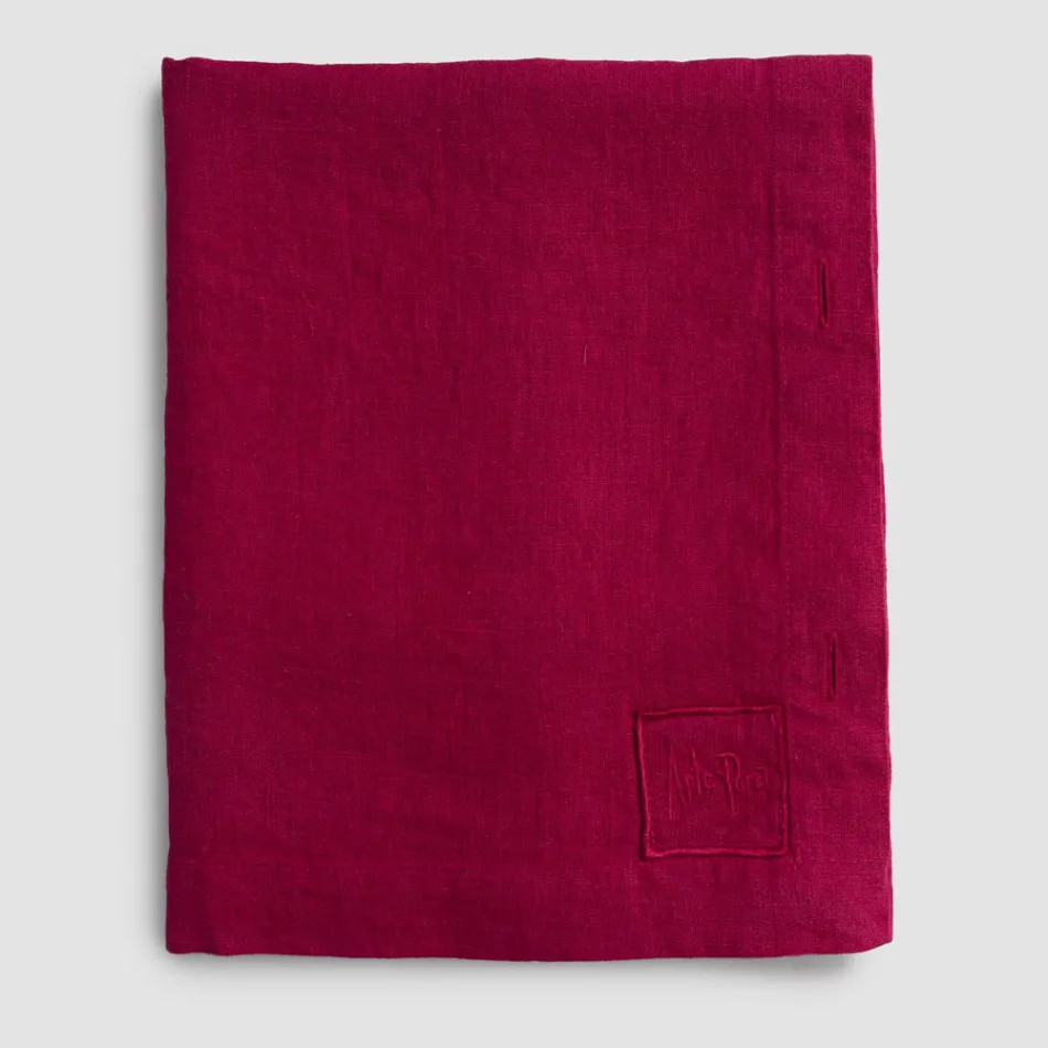 Nappe rectangulaire en lin avec boutonnières et 12 boutons de luxe - Méditerranée Viadurini