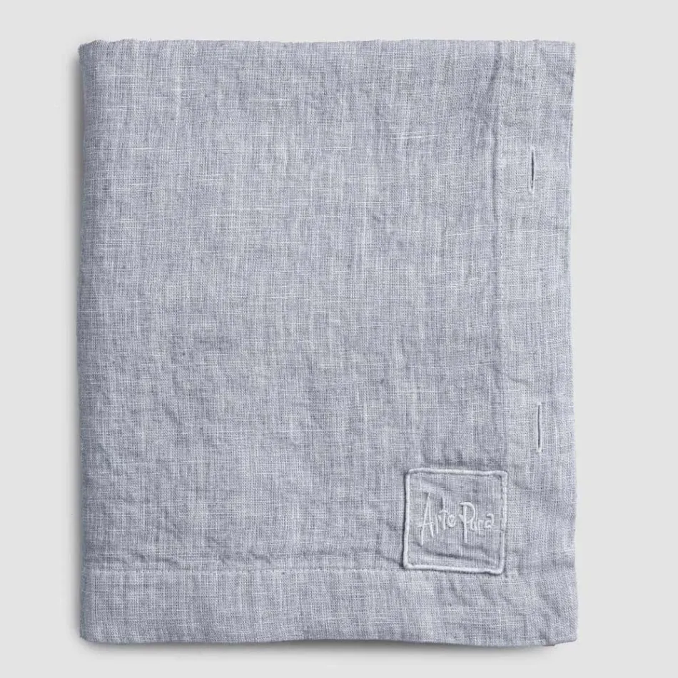 Nappe rectangulaire en lin avec boutonnières et 12 boutons de luxe - Méditerranée Viadurini