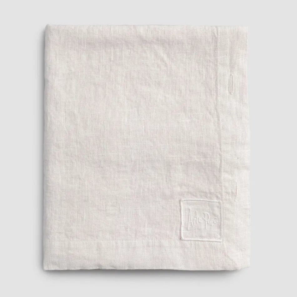 Nappe rectangulaire en lin avec boutonnières et 12 boutons de luxe - Méditerranée Viadurini