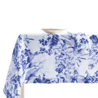 Nappe en lin imprimé et lavable avec un motif floral luxuriant - Caress Viadurini
