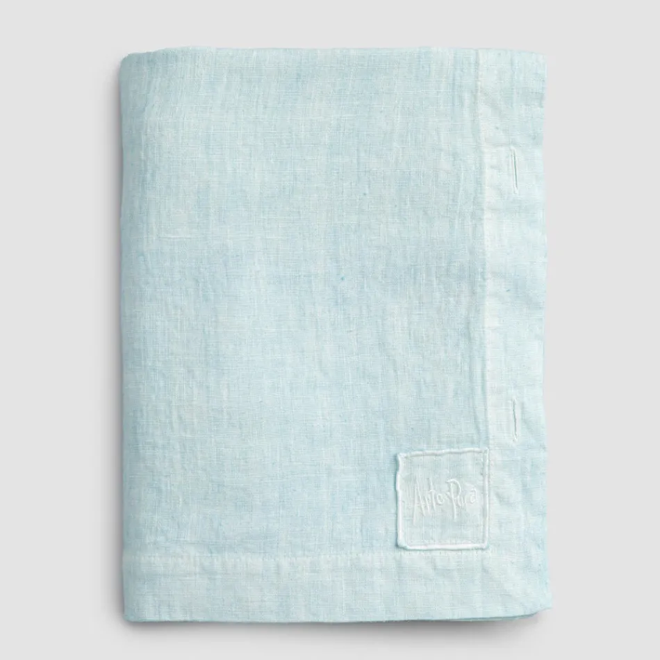 Nappe de Luxe Modulaire en Lin Coloré avec Boutonnières et 12 Boutons - Méditerranée Viadurini