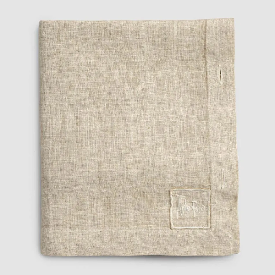 Nappe de Luxe Modulaire en Lin Coloré avec Boutonnières et 12 Boutons - Méditerranée Viadurini