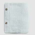 Nappe de Luxe Modulaire en Lin Coloré avec Boutonnières et 12 Boutons - Méditerranée Viadurini