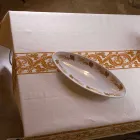 Nappe en coton et lin imprimé italien de haute qualité - Marques Viadurini