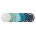 Napperon Rond Napperon Crochet Divers Couleurs 12 Pièces - Punzolo