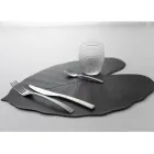 Napperons Petit Déjeuner Pvc Assortiment Feuilles Vertes ou Noires 12 Pcs - Esther Viadurini
