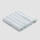 Serviettes en lin épais avec bord plié, différentes couleurs, 6 pièces - Onestini Viadurini