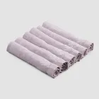 Serviettes en lin épais avec bord plié, différentes couleurs, 6 pièces - Onestini Viadurini