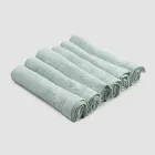 Serviettes en lin épais avec bord plié, différentes couleurs, 6 pièces - Onestini Viadurini