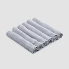 Serviettes en lin épais avec bord plié, différentes couleurs, 6 pièces - Onestini Viadurini