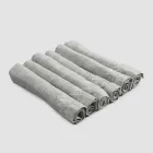 Serviettes en lin épais avec bord plié, différentes couleurs, 6 pièces - Onestini Viadurini