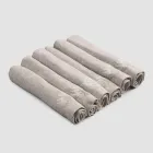 Serviettes en lin épais avec bord plié, différentes couleurs, 6 pièces - Onestini Viadurini