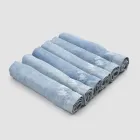 Serviettes en lin épais avec bord plié, différentes couleurs, 6 pièces - Onestini Viadurini