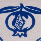 Serviette en lin mélangé avec pièce unique imprimée à la main Made in Italy - Marques Viadurini