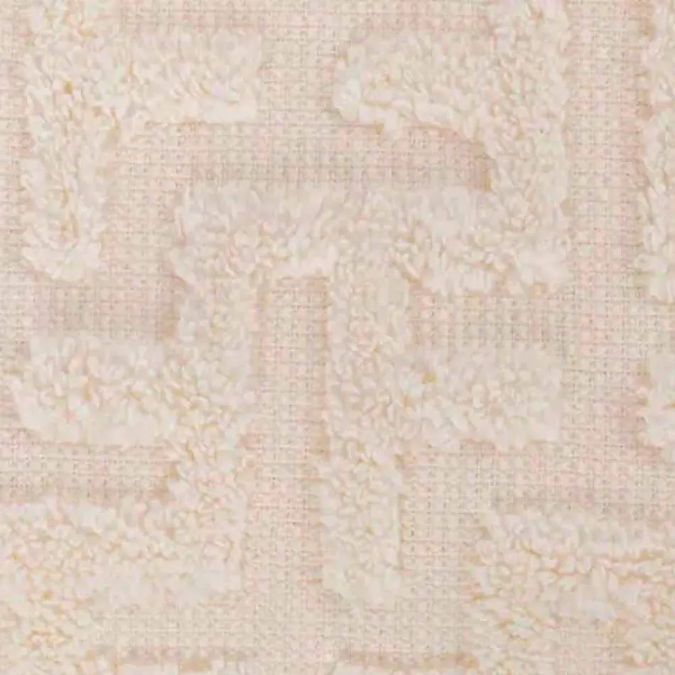 Trio de serviettes de bain en tissu éponge, visage et invité - Ginestra Viadurini