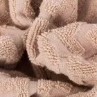 Trio de serviettes de bain en tissu éponge, visage et invité - Ginestra Viadurini