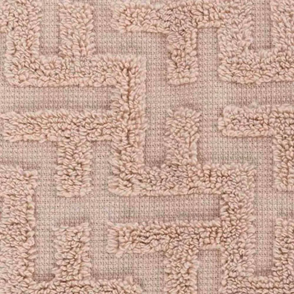 Trio de serviettes de bain en tissu éponge, visage et invité - Ginestra Viadurini