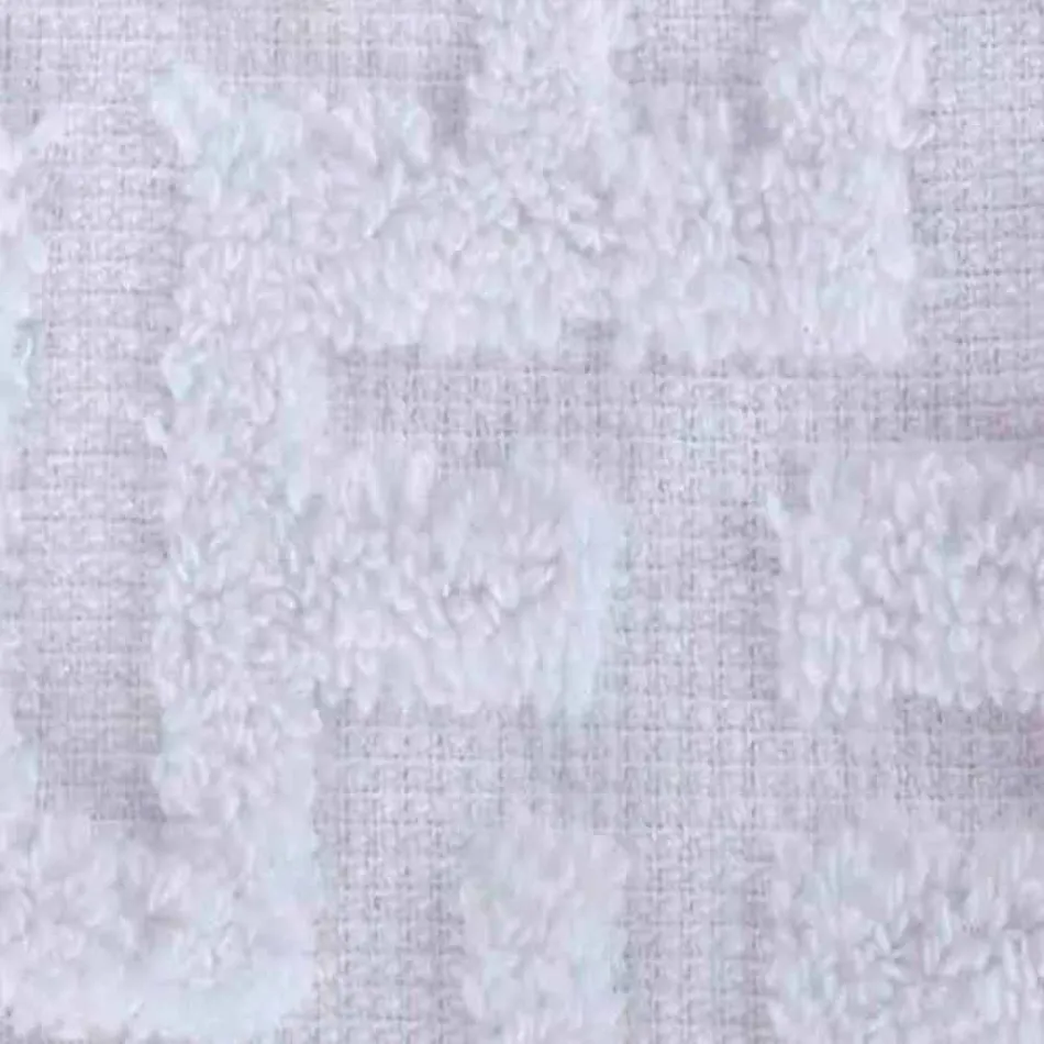 Trio de serviettes de bain en tissu éponge, visage et invité - Ginestra Viadurini