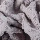 Trio de serviettes de bain en tissu éponge, visage et invité - Ginestra Viadurini