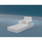 Trona chaise flottante design blanc fabriqué en Italie Viadurini