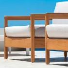 Fauteuil Varaschin Bali moderne d'extérieur en tissu rembourré Viadurini