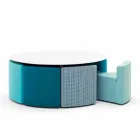 Varaschin Big In & Out table de jardin + 8 fauteuils design modernes Viadurini